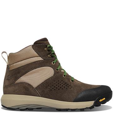 Danner Inquire Mid Wandellaarzen Dames Bruin Groen | NL4420DN